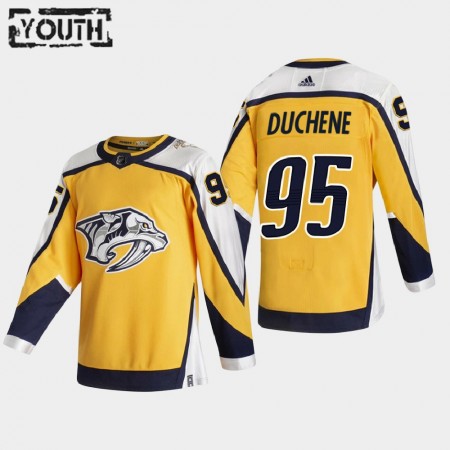 Nashville Predators Matt Duchene 95 2020-21 Reverse Retro Authentic Shirt - Kinderen